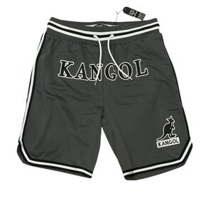 Kangol Men's Black Athletic Shorts